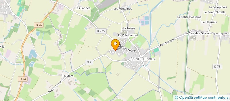 localisation de l'entreprise JLS  SAINT-GUINOUX