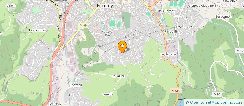 localisation de l'entreprise JLS  FIRMINY