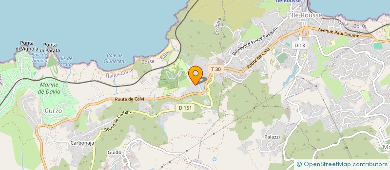 localisation de l'entreprise JLS à CORBARA