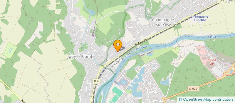 localisation de l'entreprise JLS AUTO  CHAMPAGNE-SUR-OISE