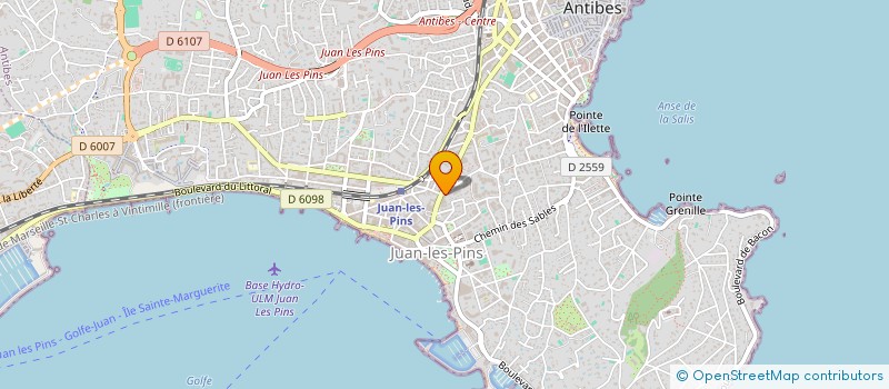 localisation de l'entreprise JLS BATIMENT à ANTIBES