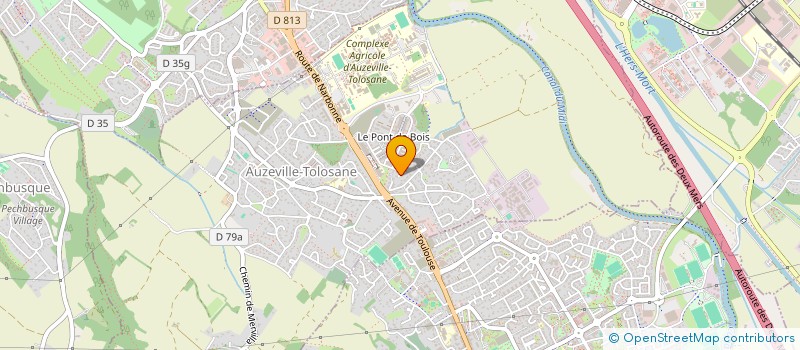 localisation de l'entreprise JLS CONSEILS  AUZEVILLE-TOLOSANE