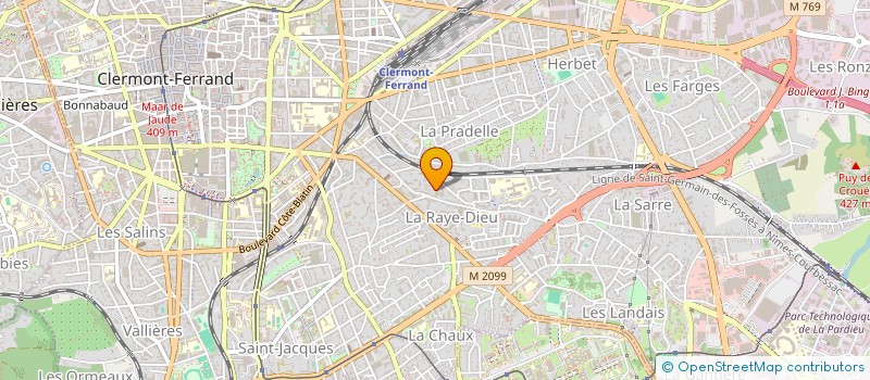 localisation de l'entreprise JLS IMMO  CLERMONT-FERRAND