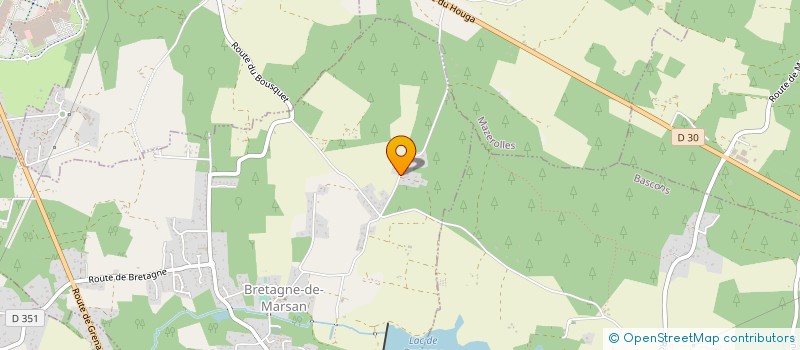 localisation de l'entreprise JLS IMMOBILIER  BRETAGNE-DE-MARSAN