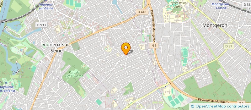 localisation de l'entreprise JLS IMMOBILIER à VIGNEUX-SUR-SEINE