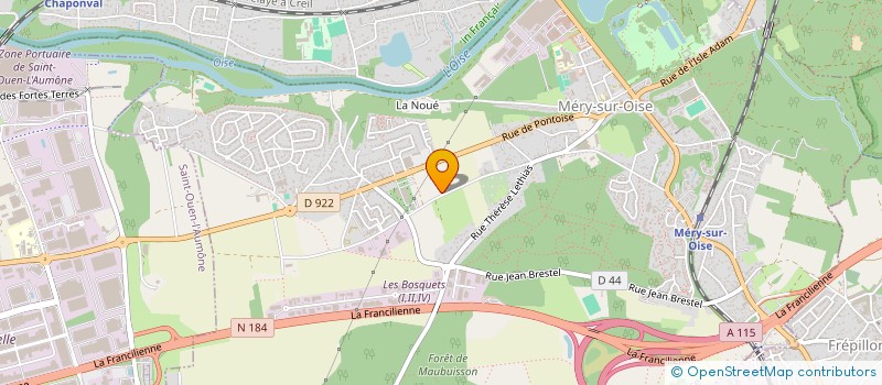 localisation de l'entreprise JLS IMMOBILIER  MERY-SUR-OISE