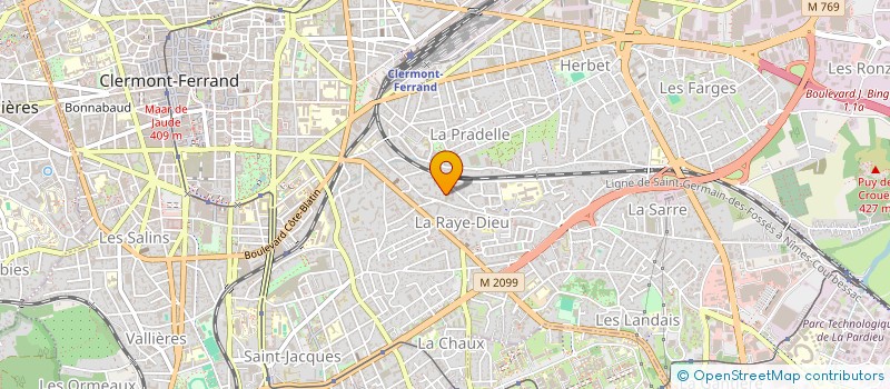 localisation de l'entreprise JLS LAVERIE  CLERMONT-FERRAND