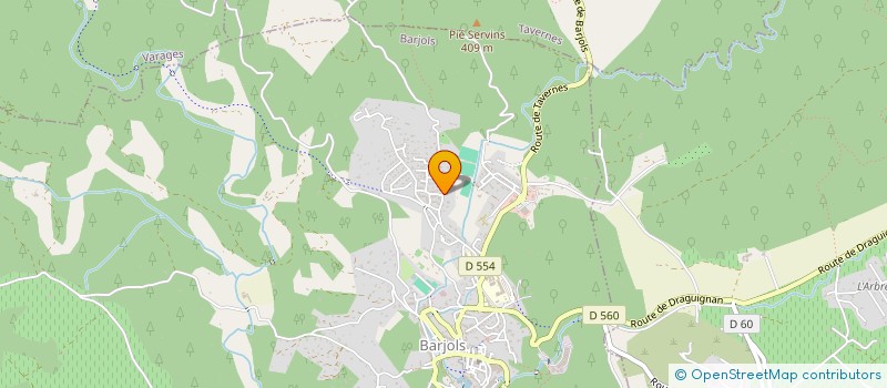 localisation de l'entreprise JLS PEINTURE  BARJOLS