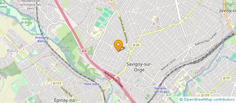 localisation de l'entreprise JLS RENOV à SAVIGNY-SUR-ORGE