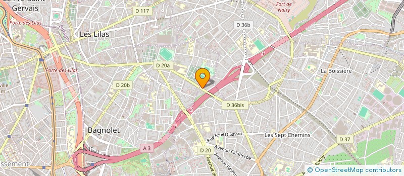 localisation de l'entreprise JLS SERVICES à MONTREUIL