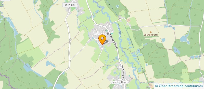 localisation de l'entreprise JLS TERRASSEMENT  SAINT-ULRICH