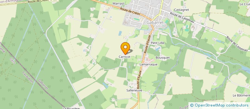 localisation de l'entreprise JLS TRANSPORT  GABARRET