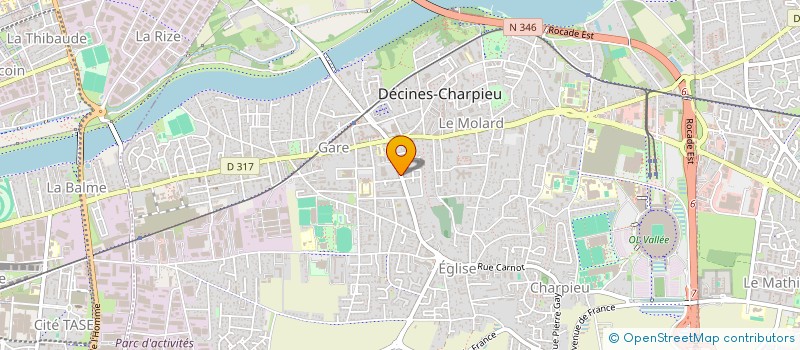 localisation de l'entreprise JLSCR INVEST  DECINES-CHARPIEU