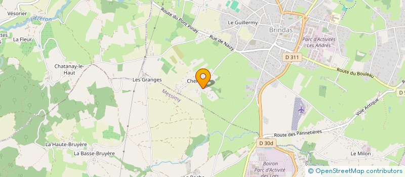 localisation de l'entreprise JLSP  BRINDAS