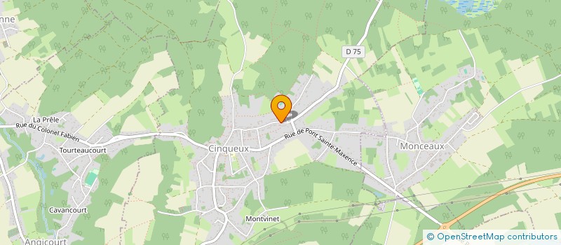 localisation de l'entreprise JLSP  CINQUEUX