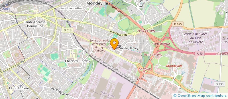 localisation de l'entreprise JLT 14 à MONDEVILLE
