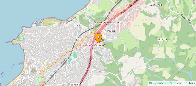 localisation de l'entreprise JLT  SAINT-JEAN-DE-LUZ