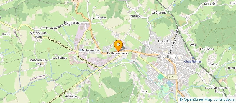 localisation de l'entreprise JLT  CHAUFFAILLES