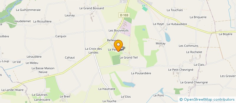 localisation de l'entreprise JLT  SAINT-HILAIRE-DES-LANDES