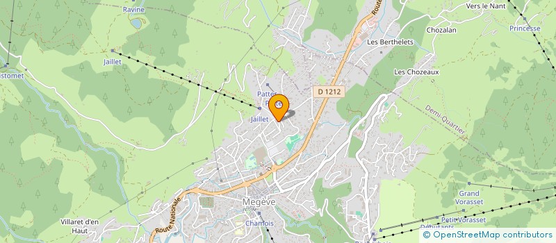 localisation de l'entreprise JLT-BSL  MEGEVE