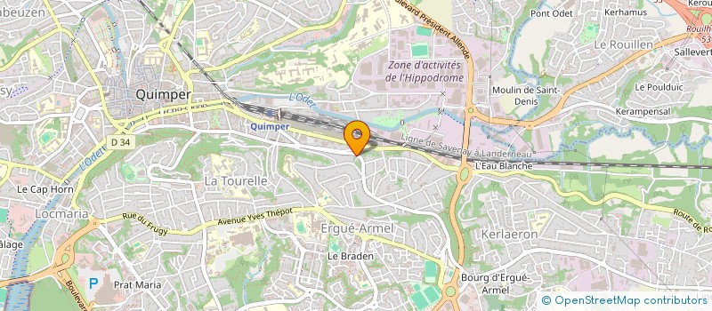 localisation de l'entreprise JLT CONSEIL ENTREPRISES à QUIMPER