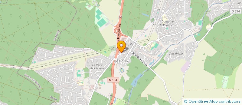 localisation de l'entreprise JLT CONSTRUCTION  LESIGNY