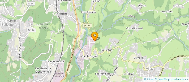 localisation de l'entreprise JLT ELECTRICITE  VILLAZ