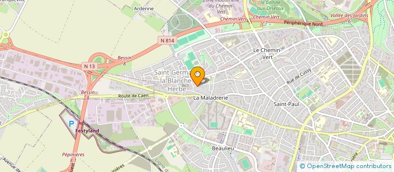localisation de l'entreprise JLT ELECTRICITE à CAEN