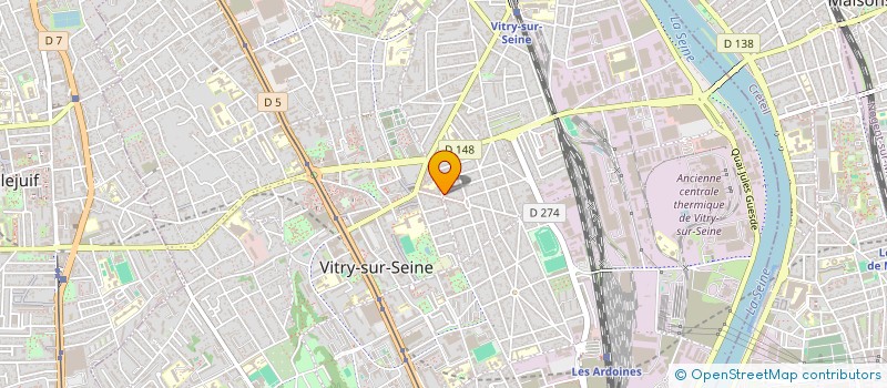 localisation de l'entreprise JLT FOOD à VITRY-SUR-SEINE