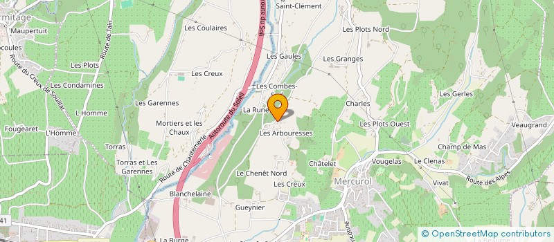 localisation de l'entreprise JLT MANAGEMENT  MERCUROL-VEAUNES