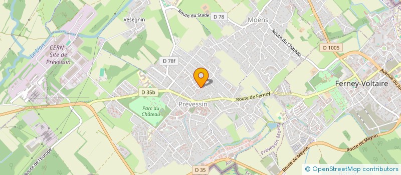 localisation de l'entreprise JLTM FAMILY INVEST  PREVESSIN-MOENS