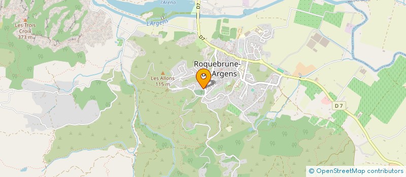 localisation de l'entreprise JLTP  ROQUEBRUNE-SUR-ARGENS