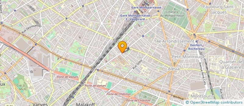 localisation de l'entreprise JLV à PARIS