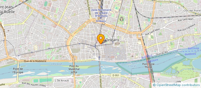 localisation de l'entreprise JLV à ORLEANS
