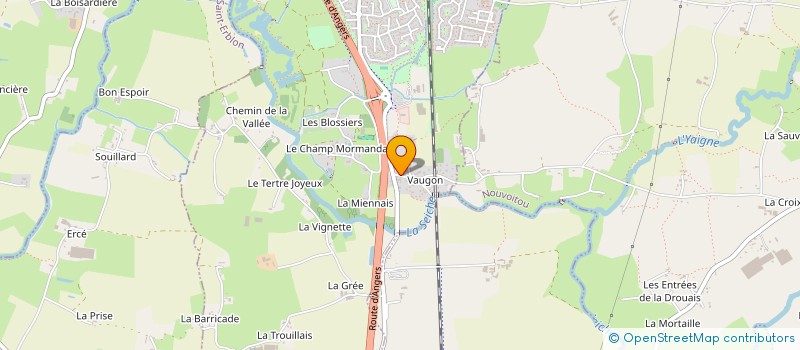 localisation de l'entreprise JLV  PACE