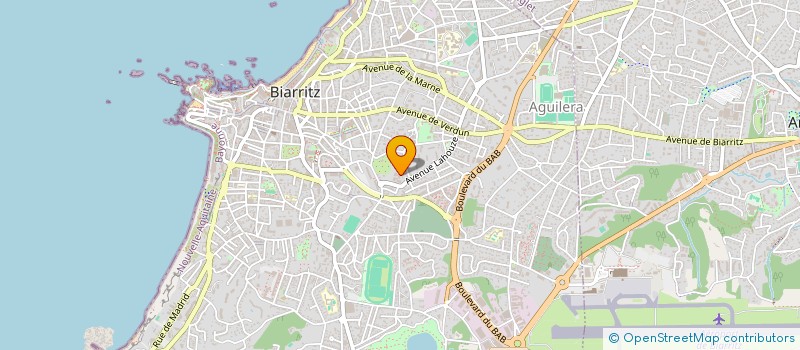 localisation de l'entreprise JLV à BIARRITZ
