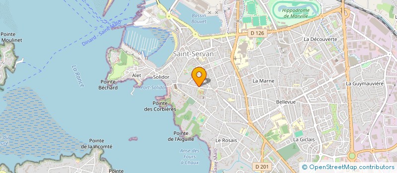 localisation de l'entreprise JLV  SAINT-MALO