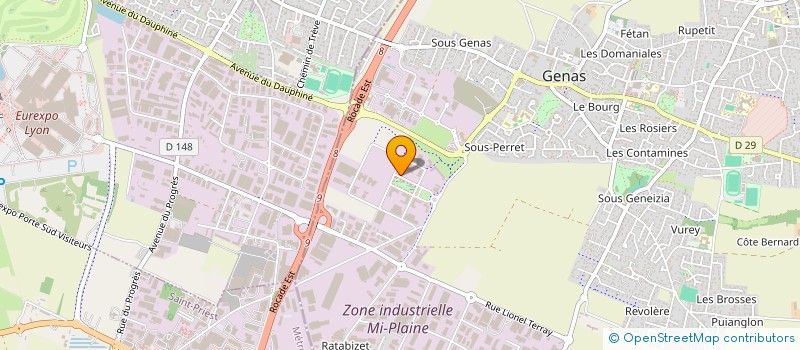 localisation de l'entreprise JLV ALPIFINANCE  GENAS