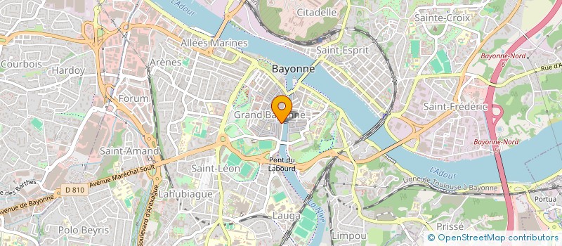 localisation de l'entreprise JLV COIFFURE  BAYONNE