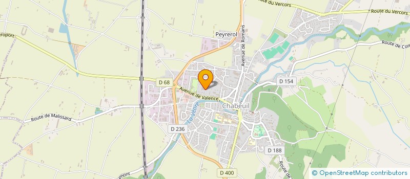 localisation de l'entreprise JLV ETANCHEITE TOITURES EN ABREGE JLV ET à CHABEUIL