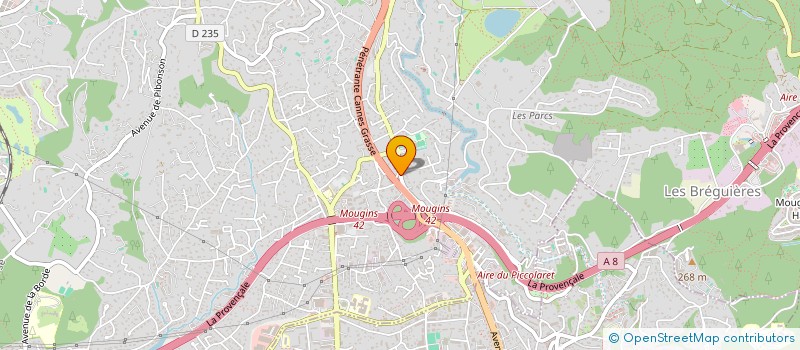 localisation de l'entreprise JLV FINANCES  MOUGINS