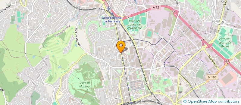 localisation de l'entreprise JLV IMMO  SAINT-ETIENNE