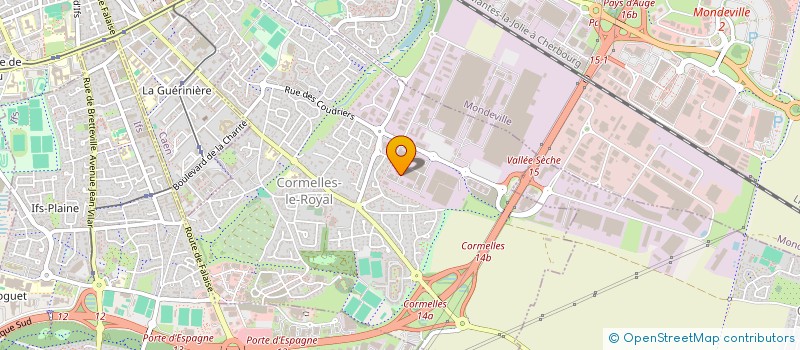 localisation de l'entreprise JLV ISO à CORMELLES-LE-ROYAL