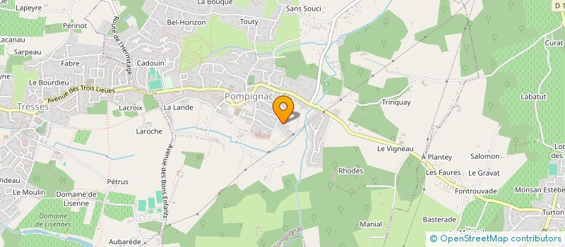 localisation de l'entreprise JLV RAVEZ  POMPIGNAC