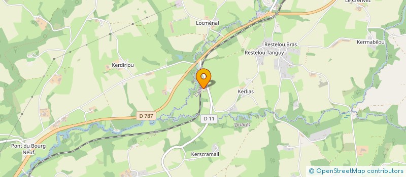 localisation de l'entreprise JLVA-LA MONTAGNE  CALLAC