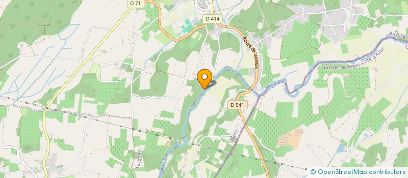 localisation de l'entreprise JLVB à GRIGNAN