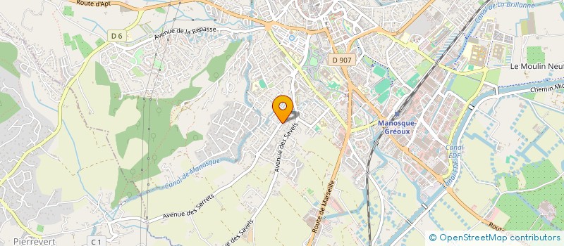 localisation de l'entreprise JLVD à MANOSQUE