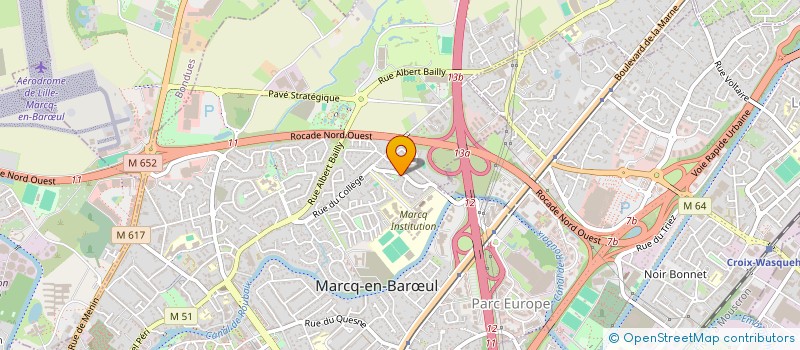 localisation de l'entreprise JLVG CONSEIL à MARCQ-EN-BARŒUL