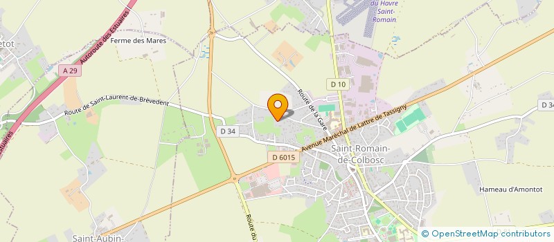 localisation de l'entreprise JLVHP  SAINT-ROMAIN-DE-COLBOSC