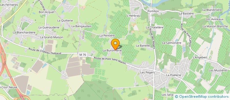 localisation de l'entreprise JLVP  VERTOU